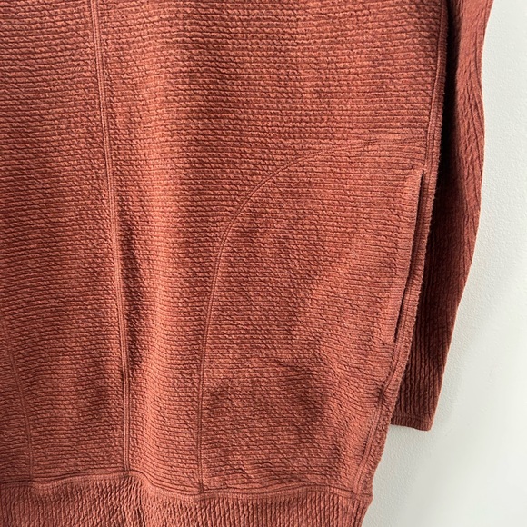 Lululemon Call Me Cozy Clay Red Brown Ottoman Sweater Dress - Picture 6 of 6